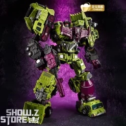 Jinbao DF03 Builder.D Devastator Green Version Set Of 6 Oversized Version 22 Jinbao DF03 Builder.D Devastator Green Version Set Of 6 Oversized Version -Chic Toy Shop 0591167074