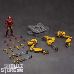 ZT Toys 1/10 Iron Man Mark 4 W/ Suit-Up Gantry Action Figure Set -Chic Toy Shop 084f02ccbc