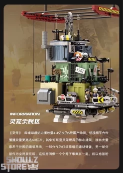 Pantasy 81101 Licensed Incarnation The Floating Mechanical City Building Blocks -Chic Toy Shop 16aed81587