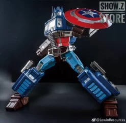Lewin Resources LW-01A Optimus Prime Captain America Style Oversized 71cm W/ LED -Chic Toy Shop 1a74441291