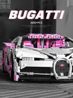 Lin07 Block 007 1/10 Bugatti Chiron Pink Version -Chic Toy Shop 1bf3bd4c16