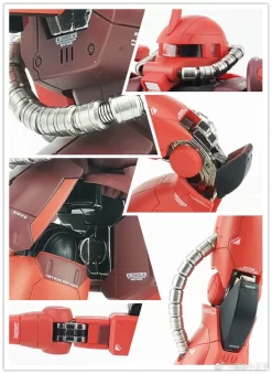 Metal Soldier MS 1/100 MS-06S MS06S Char's Zaku II Side 3 Side3 Red Comet Gundam Mobile Suit -Chic Toy Shop 1e7b1a1845