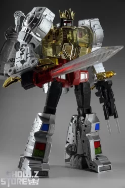 [Parts Not Working][Israel Buyer Only] 4th Party MP-08 MP08 King Grimlock Reximus Prime Oversized Metallic Version -Chic Toy Shop 2161410f1d