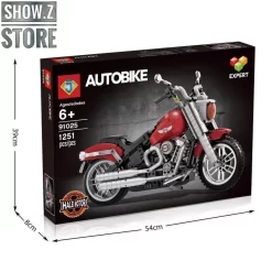 Lepin/Jack 91025 Harley-Davidson Motorcycle Fat Boy -Chic Toy Shop 2d29bb4789