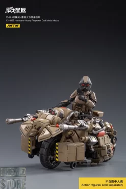 JoyToy Source 1/18 X-HH02 Hurricane Heavy Firepower Dual Mode Mecha Sand Version -Chic Toy Shop 302a773189
