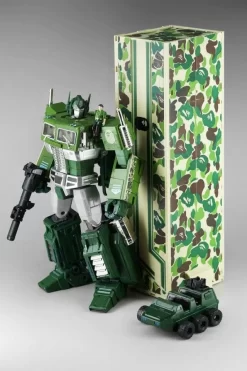 4th Party MP10A Optimus Prime Convoy Bape Green Camo Version -Chic Toy Shop 437e661b83
