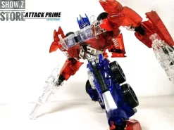 APC Toys APC-001 Attack Prime TFP Optimus Prime Clear Version W/ Black Wheels -Chic Toy Shop 48319f67e9