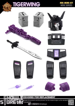 MHZ Toys MINI-07 Tigerwing Menasor Combiner Set Of 5 Oversized Version -Chic Toy Shop 4b09826434