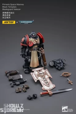 JoyToy Source 1/18 Warhammer 40K Black Templars Bladeguard Veteran -Chic Toy Shop 50e45d9929