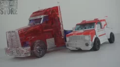 APC Toys APC-001 Attack Prime TFP Optimus Prime Clear Version W/ Black Wheels -Chic Toy Shop 52900190d4