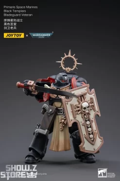 JoyToy Source 1/18 Warhammer 40K Black Templars Bladeguard Veteran -Chic Toy Shop 5c16ae5d0d