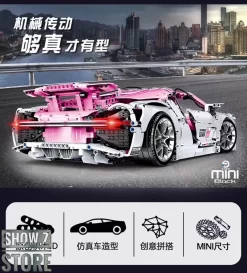Lin07 Block 007 1/10 Bugatti Chiron Pink Version -Chic Toy Shop 65959c413f