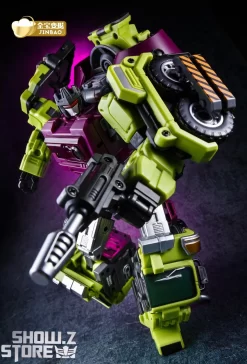 Jinbao DF03 Builder.D Devastator Green Version Set Of 6 Oversized Version 38 Jinbao DF03 Builder.D Devastator Green Version Set Of 6 Oversized Version -Chic Toy Shop 676df2f957
