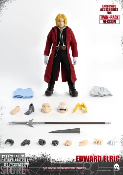 ThreeZero Toys 1/6 Fullmetal Alchemist: Brotherhood Edward & Alphonse Elric Twin-Pack -Chic Toy Shop 6a3c551e40