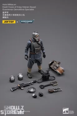 JoyToy Source 1/18 Warhammer 40K Death Korps Of Krieg Veteran Squad Guardsman Demolitions Specialist -Chic Toy Shop 753e578c52