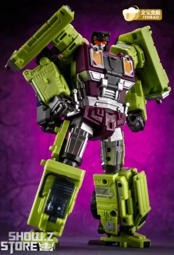Jinbao DF03 Builder.D Devastator Green Version Set Of 6 Oversized Version 26 Jinbao DF03 Builder.D Devastator Green Version Set Of 6 Oversized Version -Chic Toy Shop 792d6dc8d4