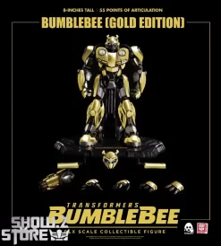 Threezero & Hasbro 3Z0294-EX Bumblebee Golden Version -Chic Toy Shop 7cad2b12cc