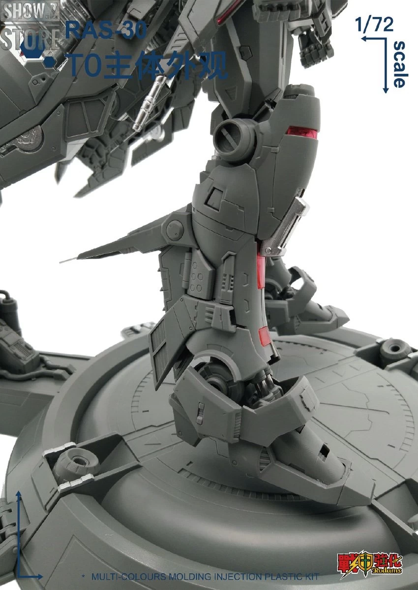 Rodams 1/72 RAS-30 RX-78GP03S Gundam Orange Version Model Kit 15 Rodams 1/72 RAS-30 RX-78GP03S Gundam Orange Version Model Kit - Image 15