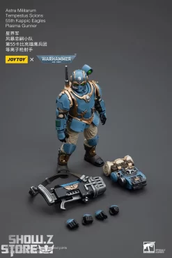 JoyToy Source 1/18 Warhammer 40K Astra Militarum Tempestus Scions Squad 55th Kappic Eagles Plasma Gunner -Chic Toy Shop 84bb6fe783