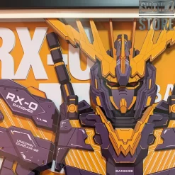 ChenFu Studio RX-0 Unicorn Gundam 02 Banshee 3D Wall Art Decoration Picture -Chic Toy Shop 86f2c9fdc7