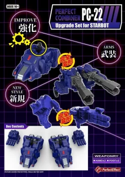 Perfect Effect PC-22 Perfect Combiner Upgrade Kit For POTP Starscream -Chic Toy Shop 87939d710d
