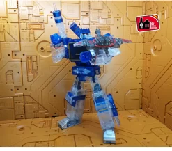 THF Toy House Factory Soundwave MP-13 Clear Version (/w Laserbeak + Buzzsaw) -Chic Toy Shop 9139887676