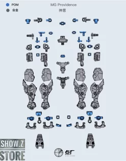 Point Factory Studio PFS02-3 Metal Parts For Bandai MG ZGMF-X13A Providence Gundam -Chic Toy Shop 91e7aaab6a