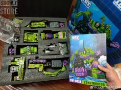 Toyworld TW TW-C07A TWC07A Constructor Devastator Cel Cell Shaded Deluxe Version Set Of 6 -Chic Toy Shop 937eb5dfa4