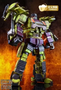 Jinbao Oversized Devastator Battle Damaged Version Full Set Of 6 Gravity Builder -Chic Toy Shop 96683c86a1