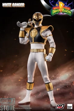 Threezero Studio 1/6 Mighty Morphin Power Rangers White Ranger -Chic Toy Shop 9738eafda7
