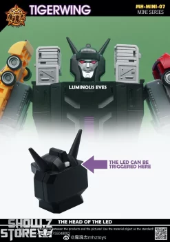 MHZ Toys MINI-07 Tigerwing Menasor Combiner Set Of 5 Oversized Version -Chic Toy Shop 9783581591