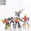 DX9 Toys War In Pocket Dinobots Set Of 5 (X18 Bumper, X19 Quaker, X20 Skyer, X21 Thorner, X22 Rager)