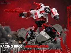 IronFactory EX-26A Racing Bros Annihilator Red Alert -Chic Toy Shop a38eccf897