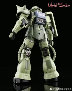 Metal Soldier 1/100 MS01 ZAKUII MS-01 MS-06 ZAKU2 Green Chogokin Metal Build -Chic Toy Shop a4906a9ab5 scaled