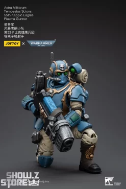 JoyToy Source 1/18 Warhammer 40K Astra Militarum Tempestus Scions Squad 55th Kappic Eagles Plasma Gunner -Chic Toy Shop ab248fbf8e