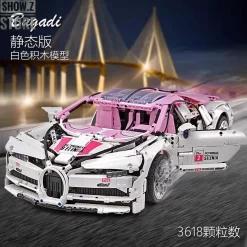 Lin07 Block 007 1/10 Bugatti Chiron Pink Version -Chic Toy Shop ad94f134a7