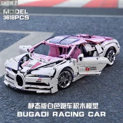 Lin07 Block 007 1/10 Bugatti Chiron Pink Version -Chic Toy Shop b2d81e70af