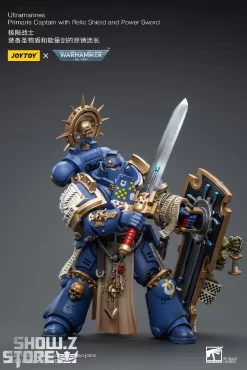 JoyToy Source 1/18 Warhammer 40K Ultramarines Primaris Captain With Relic Shield And Power Sword -Chic Toy Shop b7f8ac17c9