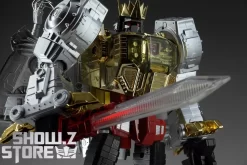 [Parts Not Working][Israel Buyer Only] 4th Party MP-08 MP08 King Grimlock Reximus Prime Oversized Metallic Version -Chic Toy Shop b998c6178b