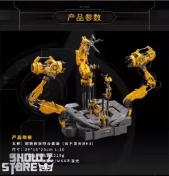 ZT Toys 1/10 Iron Man Mark 4 W/ Suit-Up Gantry Action Figure Set -Chic Toy Shop bd61379e70