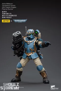 JoyToy Source 1/18 Warhammer 40K Astra Militarum Tempestus Scions Squad 55th Kappic Eagles Plasma Gunner -Chic Toy Shop be846be273