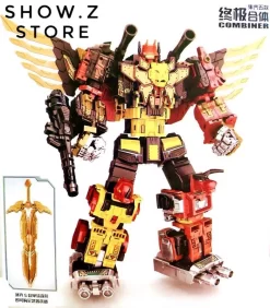 WeiJiang WJ Sky Soarer Headstrong Oversized Iron Rhino Combination Mode POTP Feral Rex Predaking -Chic Toy Shop beab0d7c2e