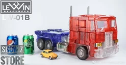 Lewin Resources LW-01B Optimus Prime Clear Limited Edition W/ LED -Chic Toy Shop c416e3c28e