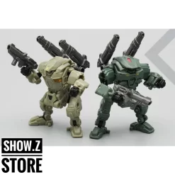 MechFansToys Lost Planet Powered-suit DA04 Desert & DA05 Green Diaclone