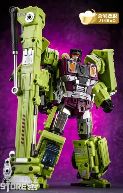 Jinbao DF03 Builder.D Devastator Green Version Set Of 6 Oversized Version 29 Jinbao DF03 Builder.D Devastator Green Version Set Of 6 Oversized Version -Chic Toy Shop c550d00891