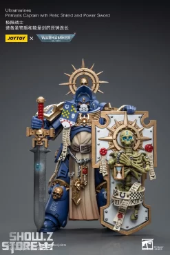 JoyToy Source 1/18 Warhammer 40K Ultramarines Primaris Captain With Relic Shield And Power Sword -Chic Toy Shop c6eadc12ae