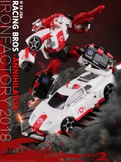 IronFactory EX-26A Racing Bros Annihilator Red Alert -Chic Toy Shop c71639378a