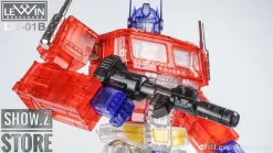Lewin Resources LW-01B Optimus Prime Clear Limited Edition W/ LED -Chic Toy Shop c72097fa17