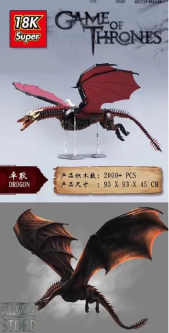 Super 18K MOC Drogon Game Of Thrones -Chic Toy Shop c7e1b62069