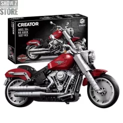 Lepin/Jack 91025 Harley-Davidson Motorcycle Fat Boy -Chic Toy Shop c853edab44